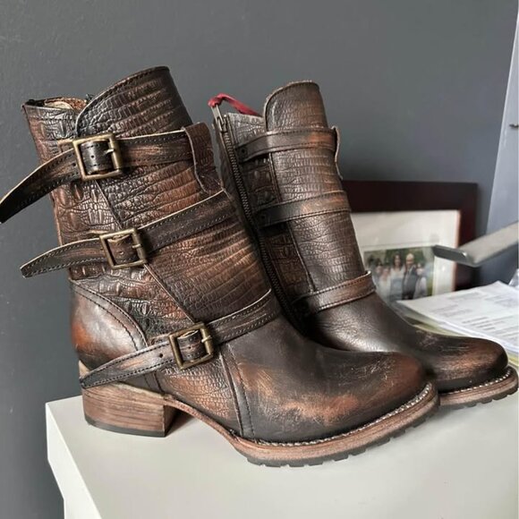Freebird Apex Boots in Cognac size 8 - never worn - Picture 1 of 7